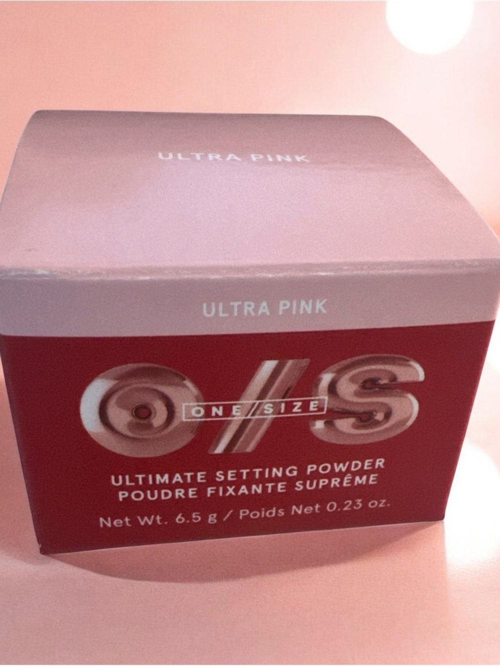 ONE/SIZE Ultra Pink Setting Powder — Pink & Red Compact
